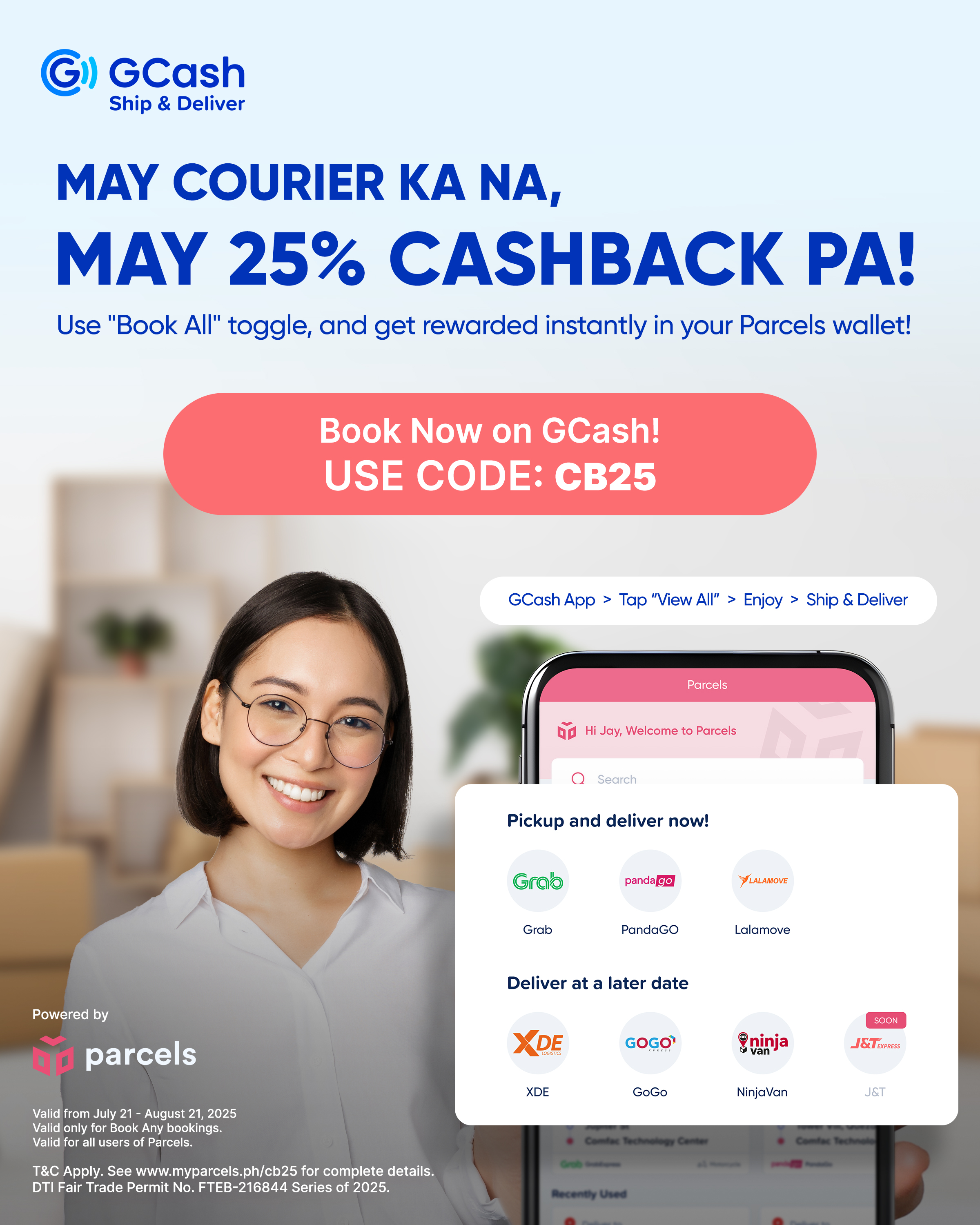 Cashback 25 campaign post