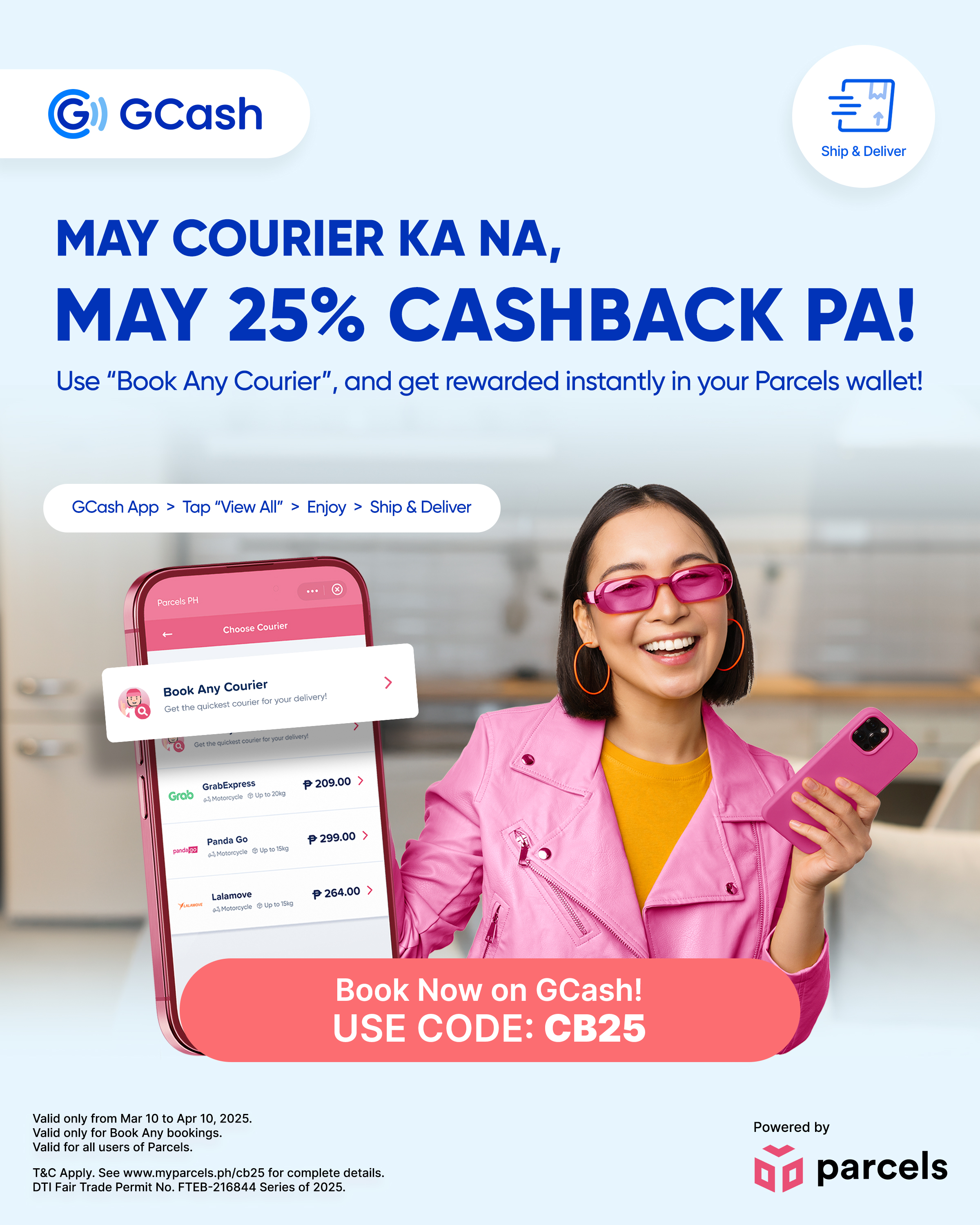 Cashback 25 campaign post, second version